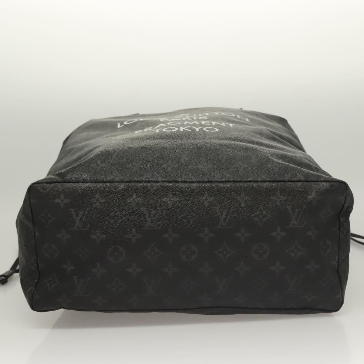 LOUIS VUITTON Monogram Eclipse Cabas light Tote Bag M43417 LV Auth bs26422