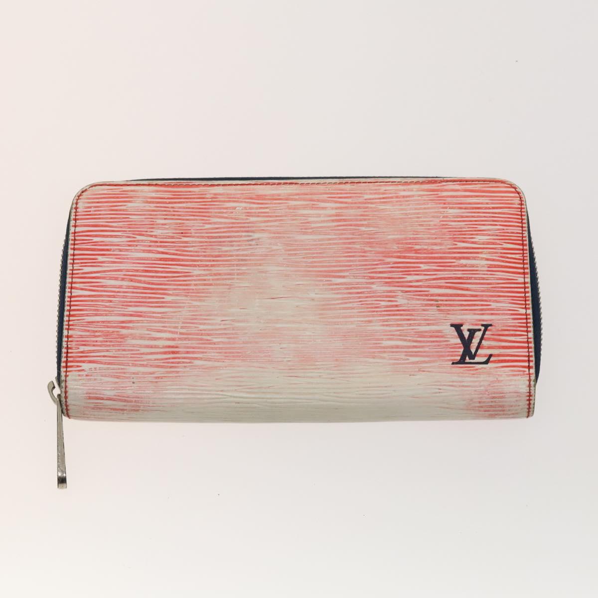 LOUIS VUITTON Monogram Epi Taiga Wallet Set of 4 Brown Red LV Auth bs26429