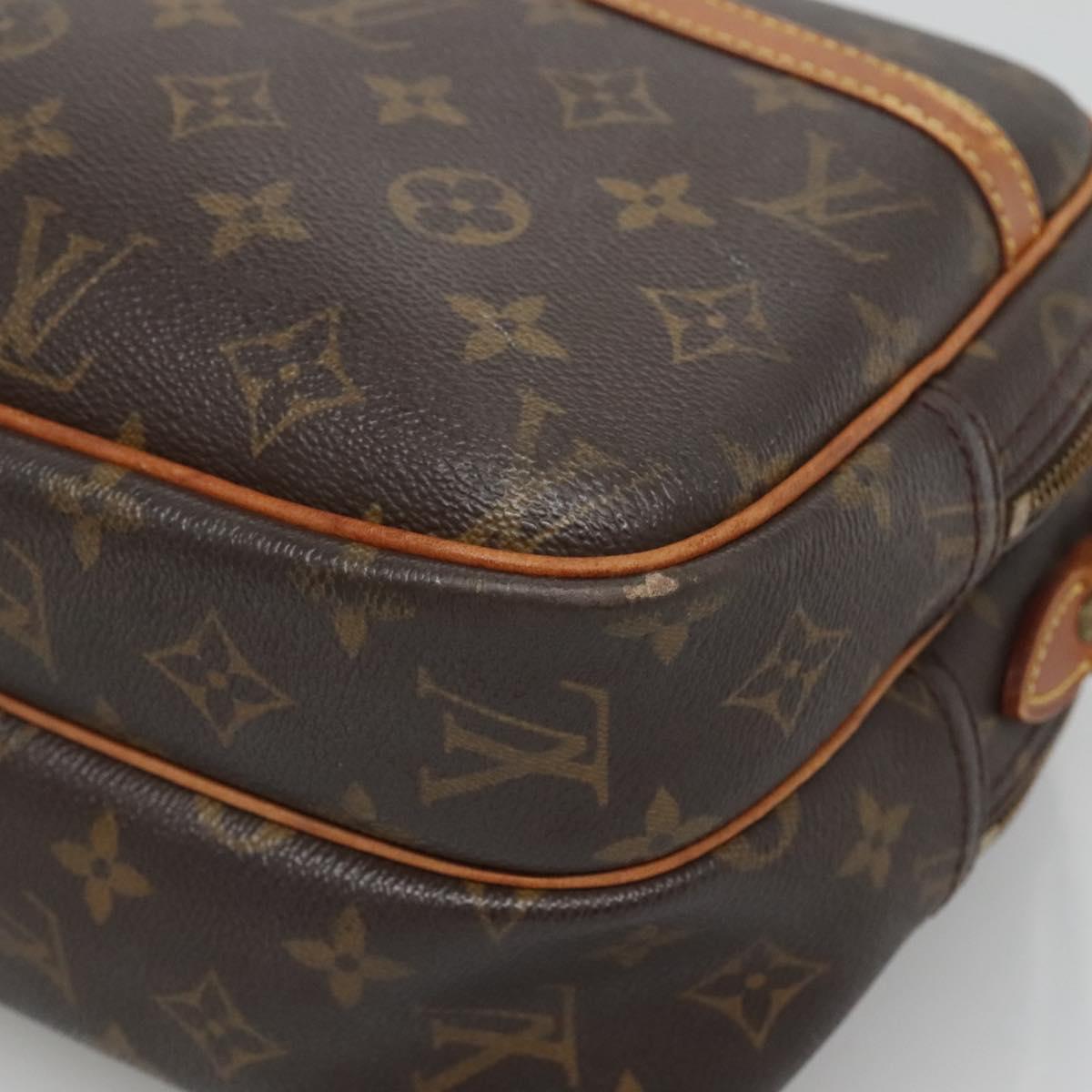 LOUIS VUITTON Monogram Reporter PM Shoulder Bag M45254 LV Auth bs26448