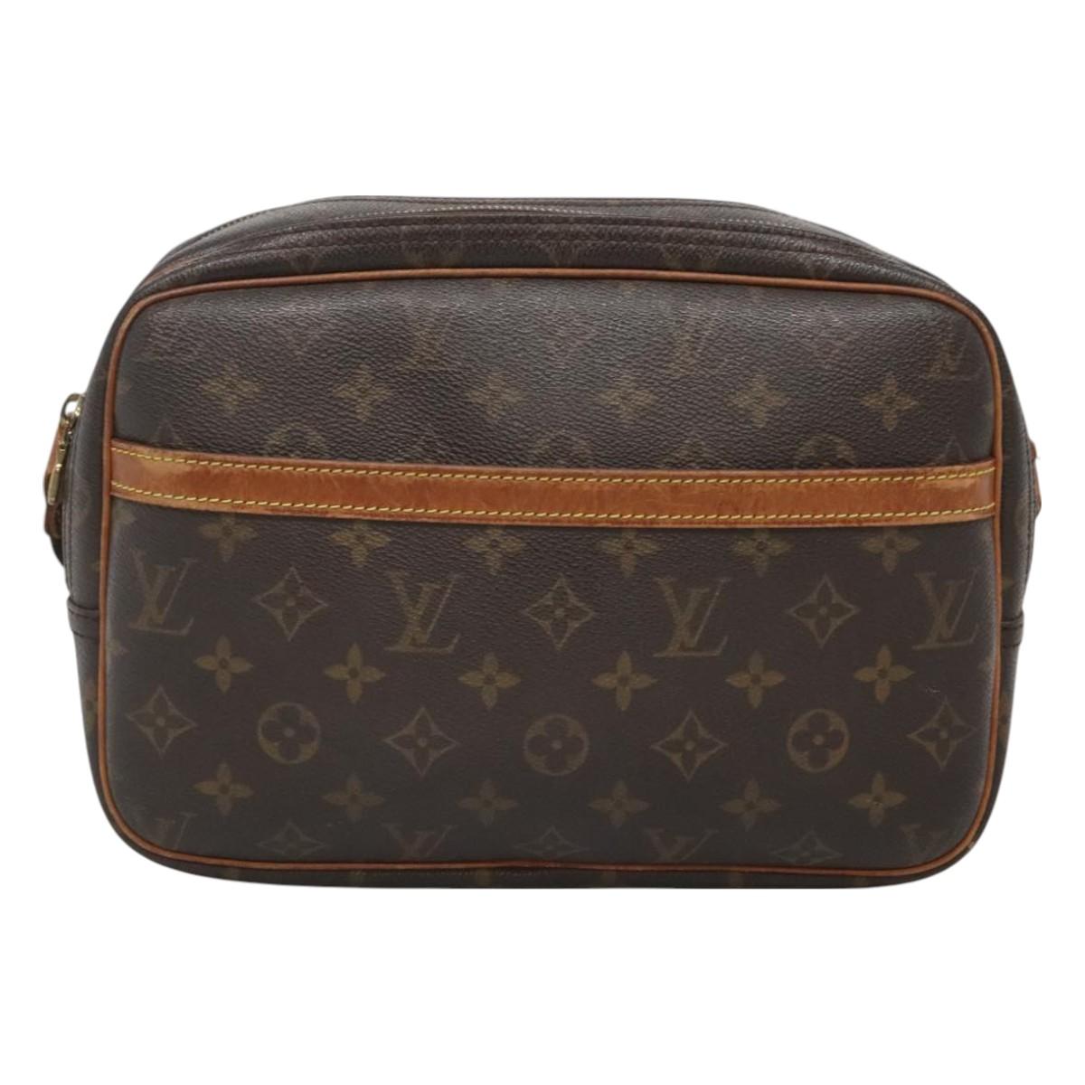 LOUIS VUITTON Monogram Reporter PM Shoulder Bag M45254 LV Auth bs26448