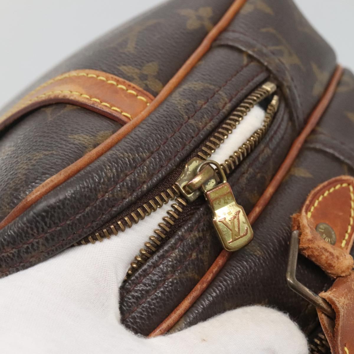 LOUIS VUITTON Monogram Reporter PM Shoulder Bag M45254 LV Auth bs26448