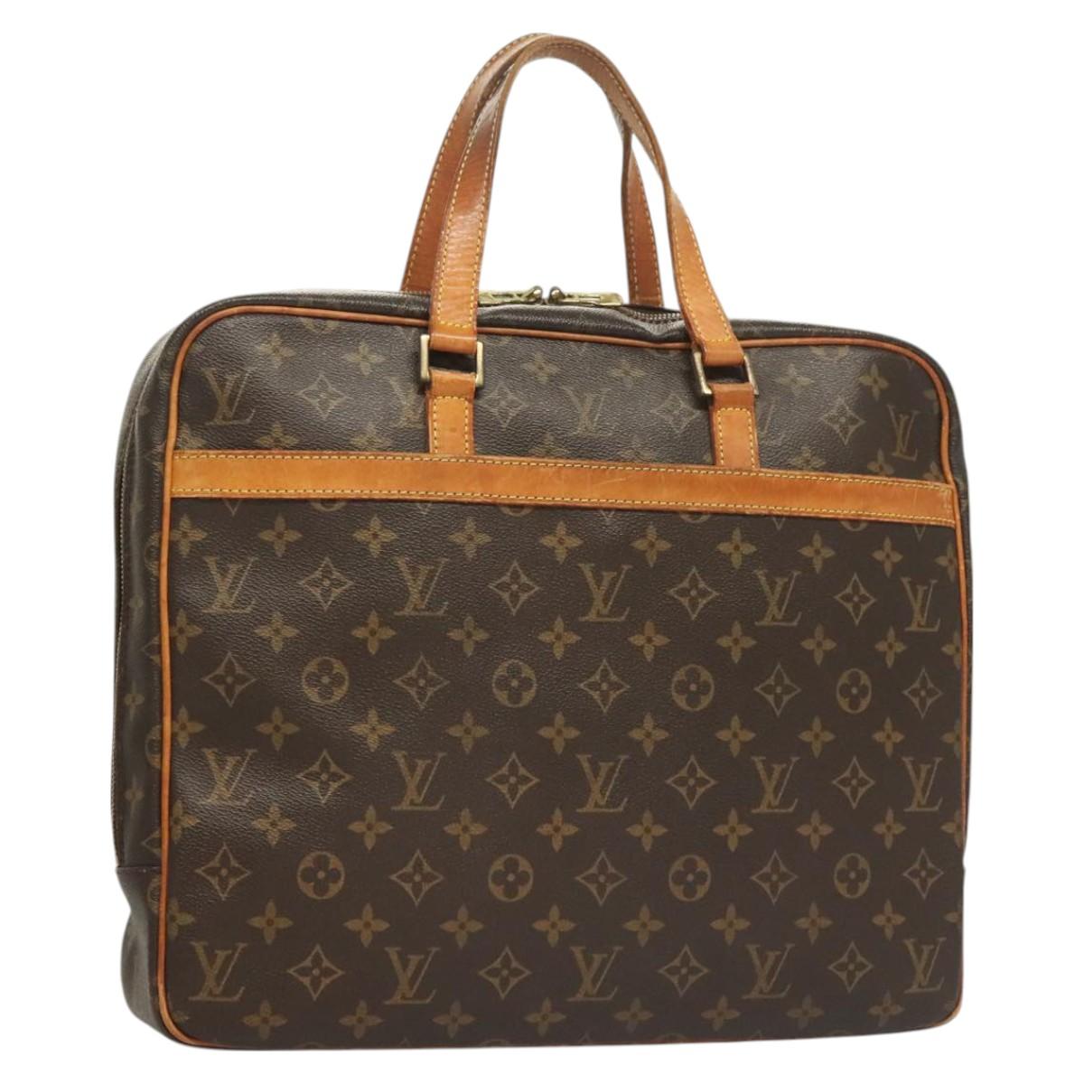 LOUIS VUITTON Monogram Porte Documents Pegas Hand Bag M53343 LV Auth bs26449