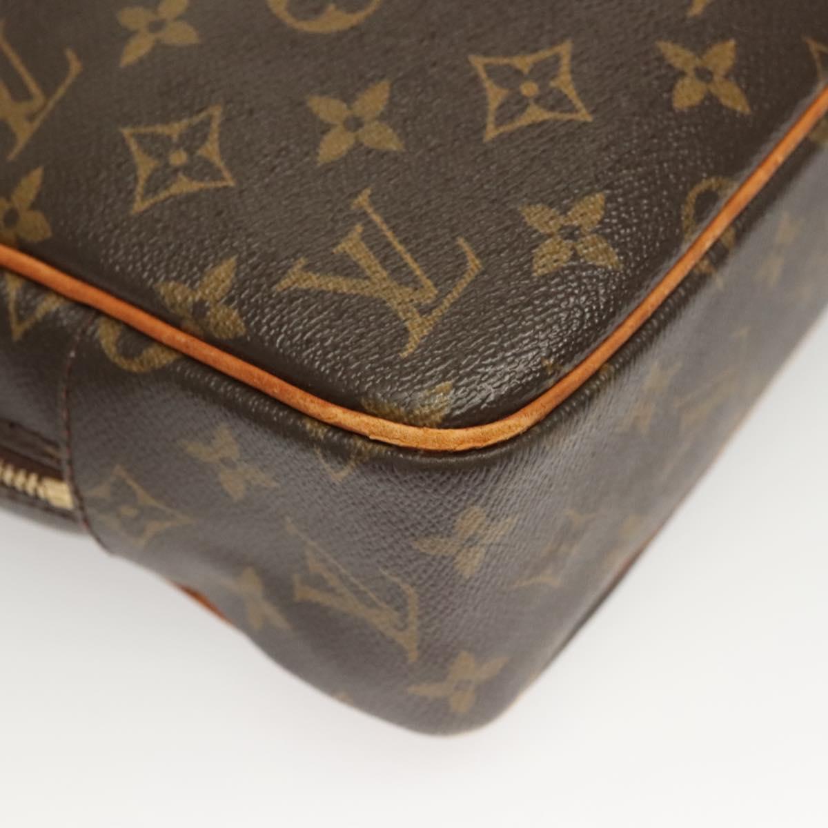 LOUIS VUITTON Monogram Porte Documents Pegas Hand Bag M53343 LV Auth bs26449