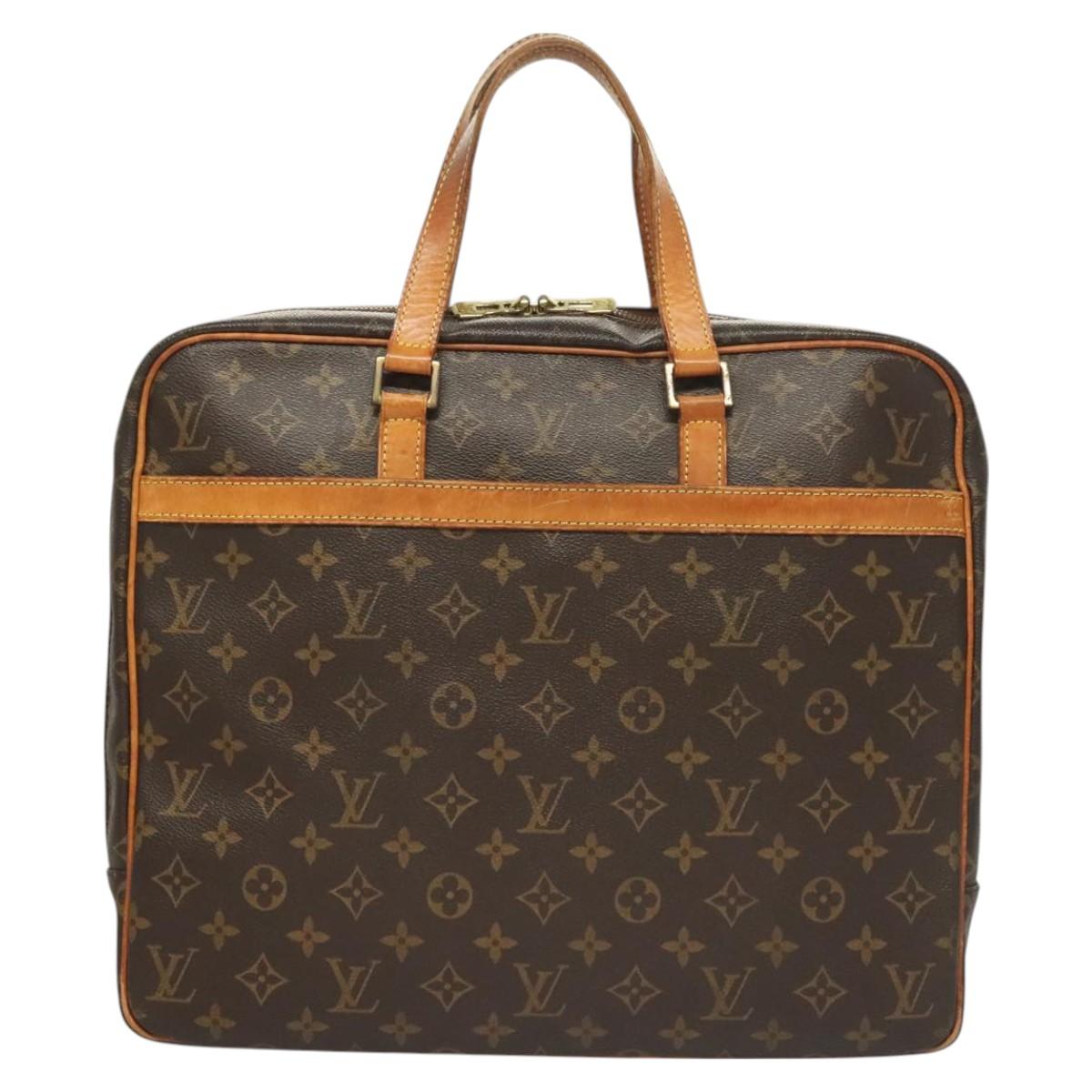LOUIS VUITTON Monogram Porte Documents Pegas Hand Bag M53343 LV Auth bs26449