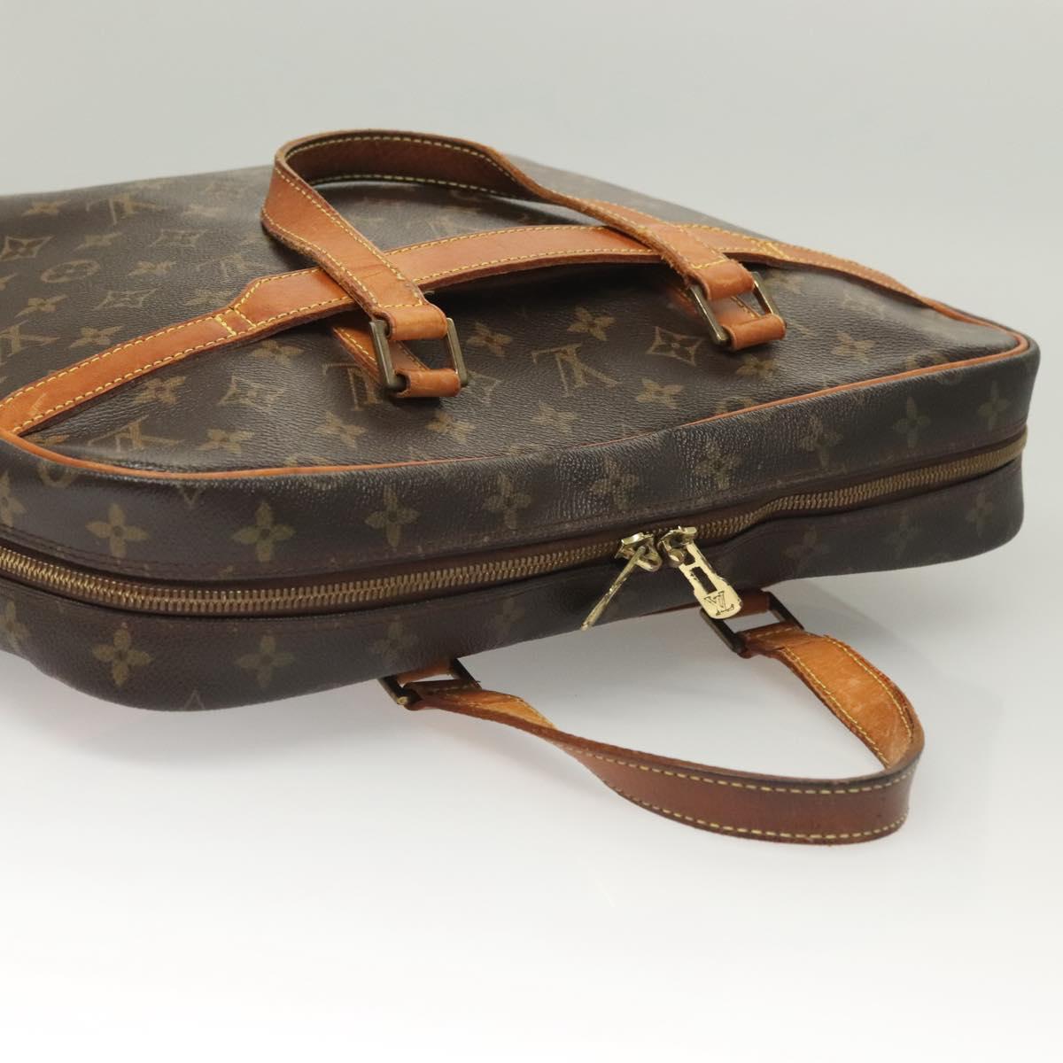 LOUIS VUITTON Monogram Porte Documents Pegas Hand Bag M53343 LV Auth bs26449