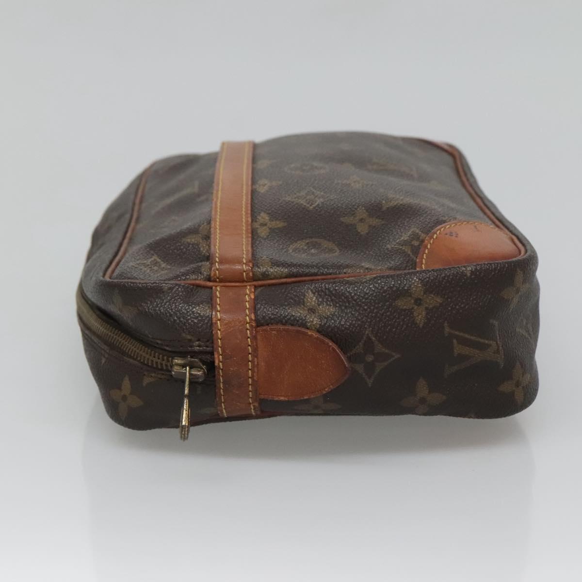 LOUIS VUITTON Monogram Compiegne 28 Clutch Bag M51845 LV Auth bs26464