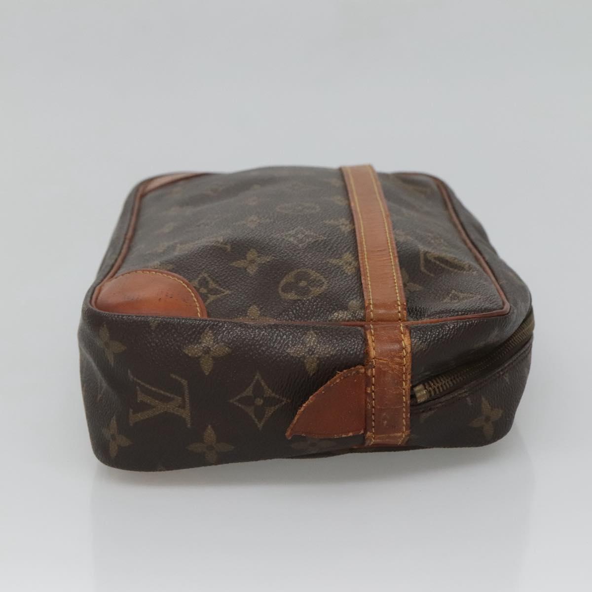 LOUIS VUITTON Monogram Compiegne 28 Clutch Bag M51845 LV Auth bs26464