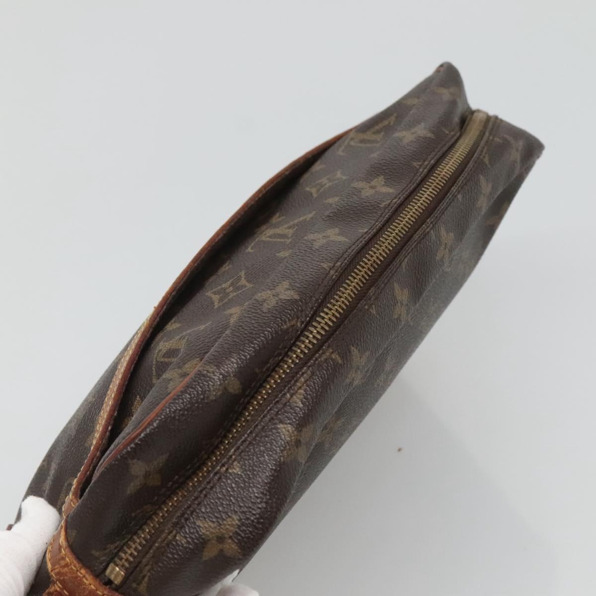 LOUIS VUITTON Monogram Compiegne 28 Clutch Bag M51845 LV Auth bs26464