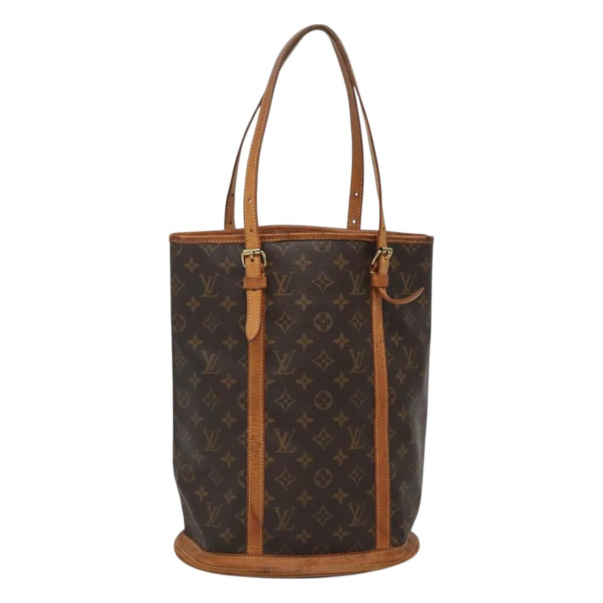 LOUIS VUITTON Monogram Bucket GM Shoulder Bag M42236 LV Auth bs26467
