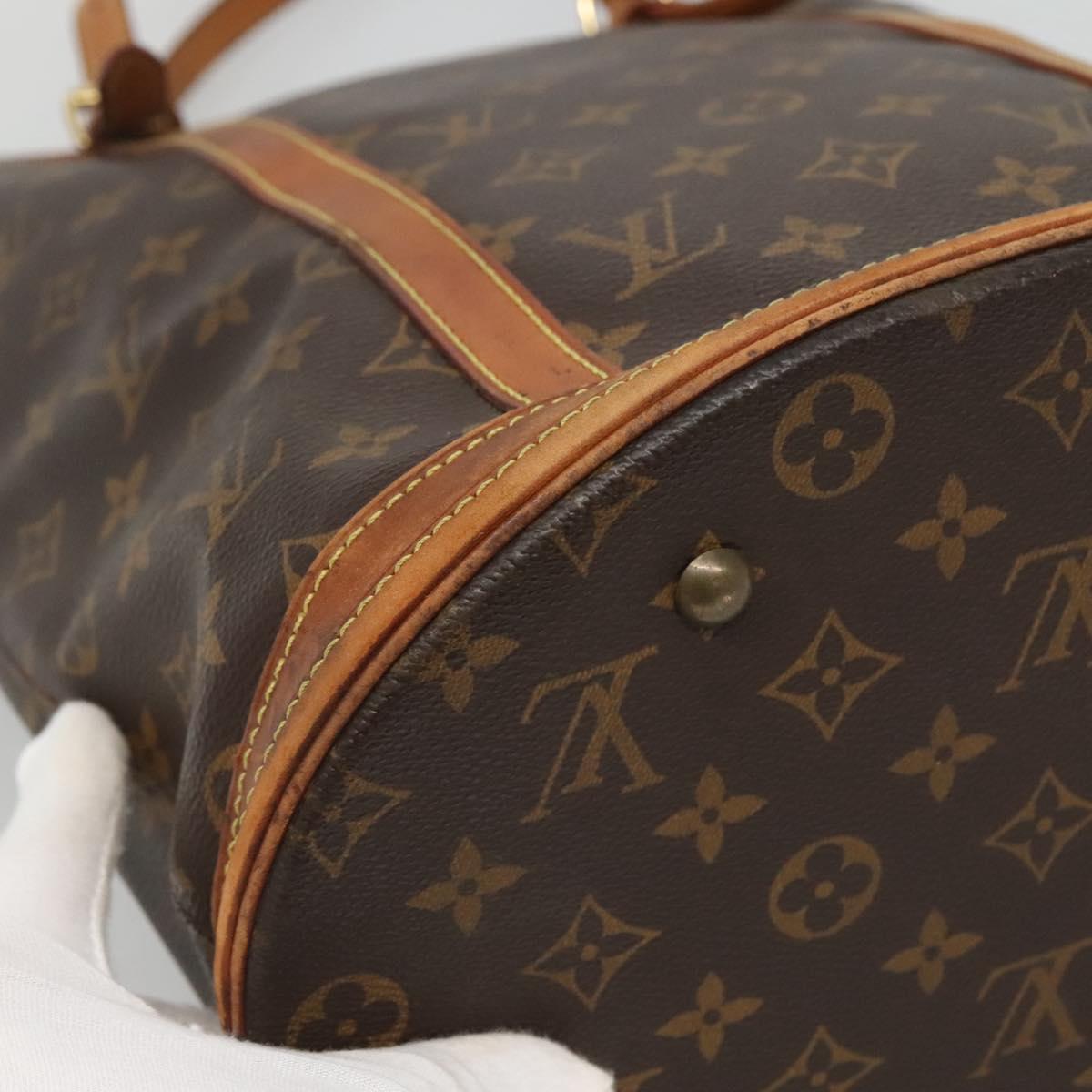 LOUIS VUITTON Monogram Bucket GM Shoulder Bag M42236 LV Auth bs26467