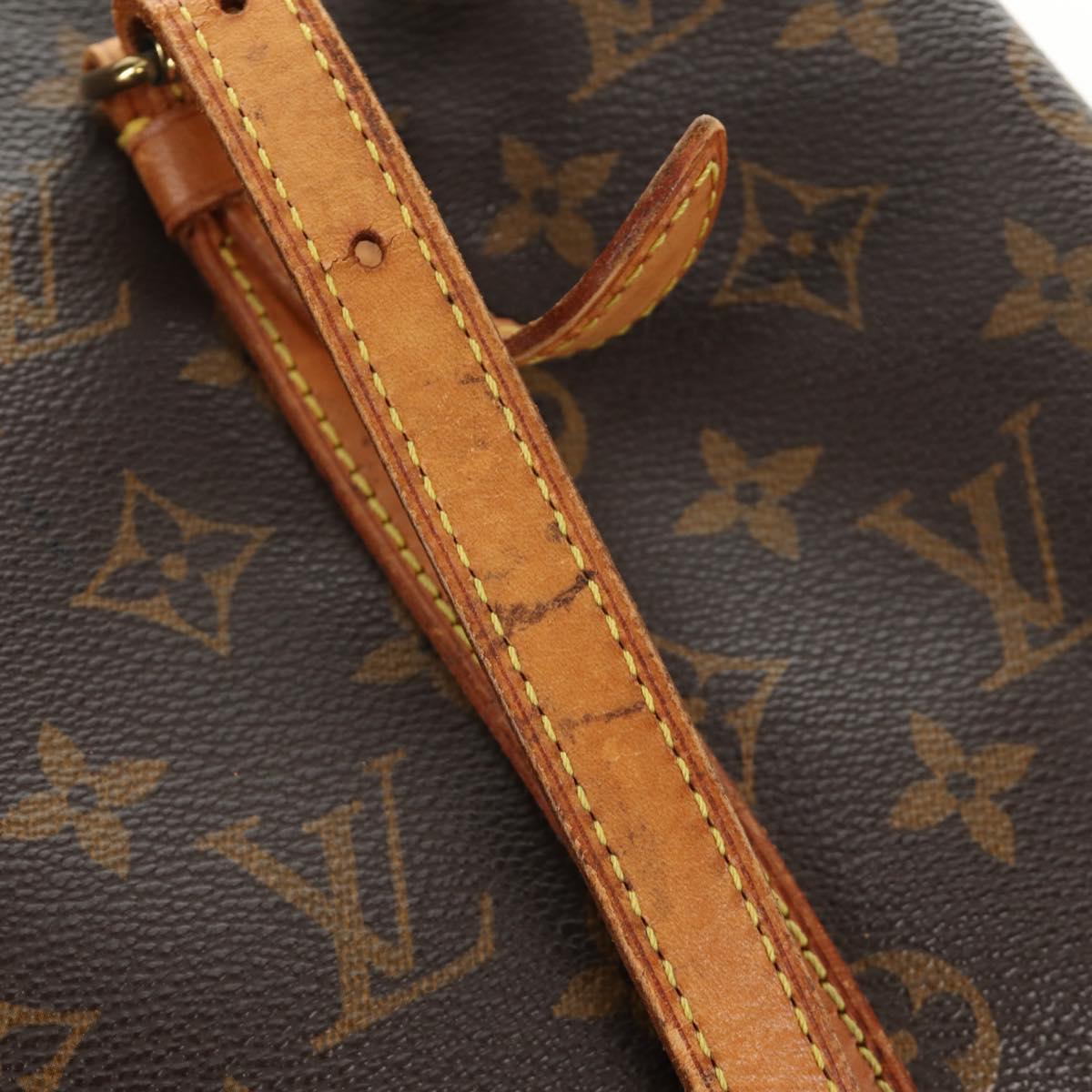 LOUIS VUITTON Monogram Bucket GM Shoulder Bag M42236 LV Auth bs26467