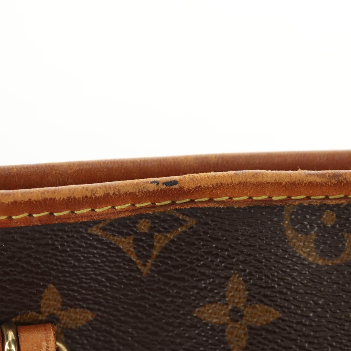 LOUIS VUITTON Monogram Bucket GM Shoulder Bag M42236 LV Auth bs26467