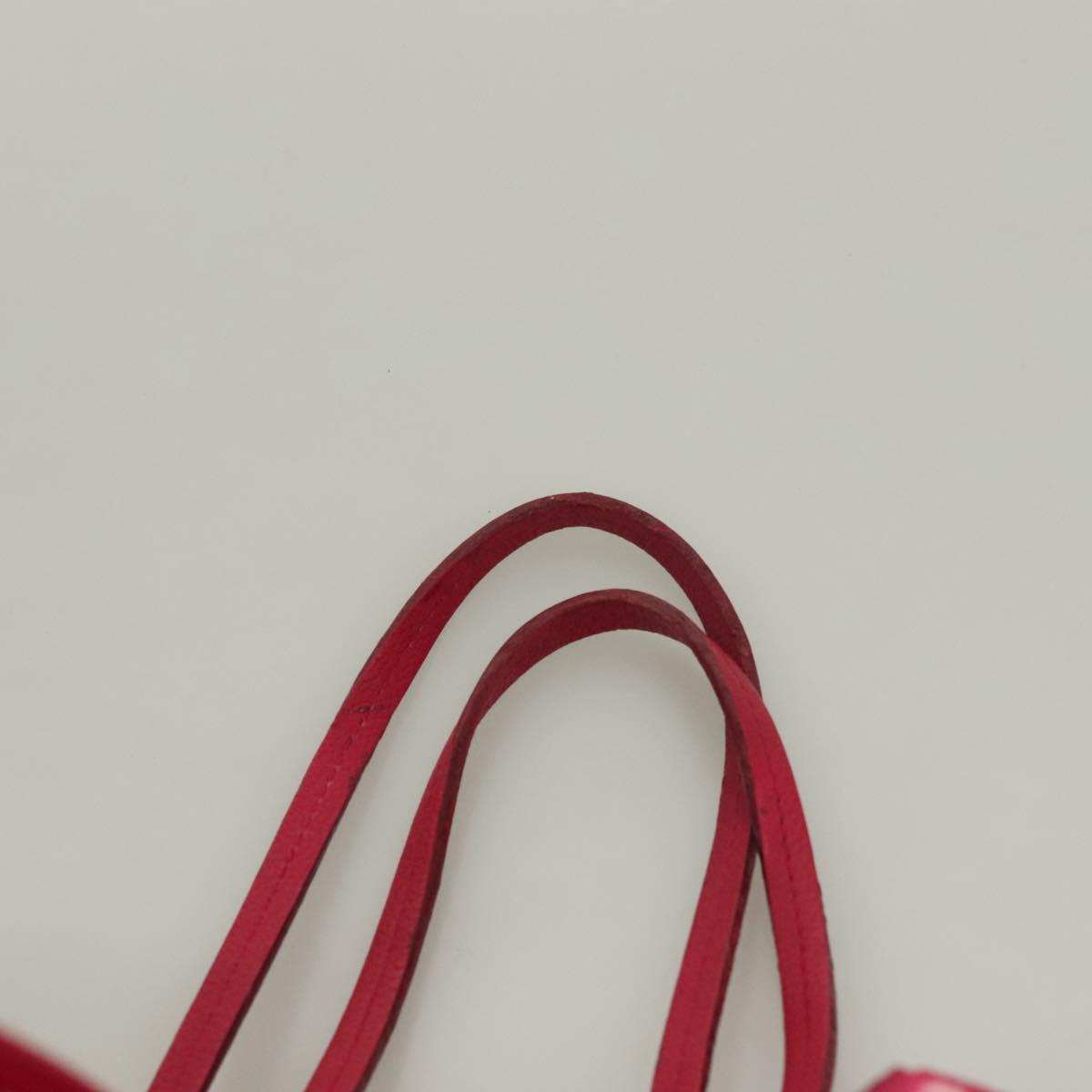 LOUIS VUITTON Ikat Flower Noe full MM Shoulder Bag Nylon Red M94313 Auth bs26475