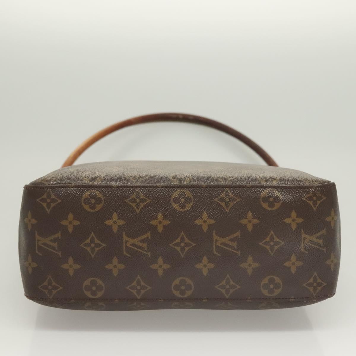 LOUIS VUITTON Monogram Looping GM Shoulder Bag M51145 LV Auth bs26482
