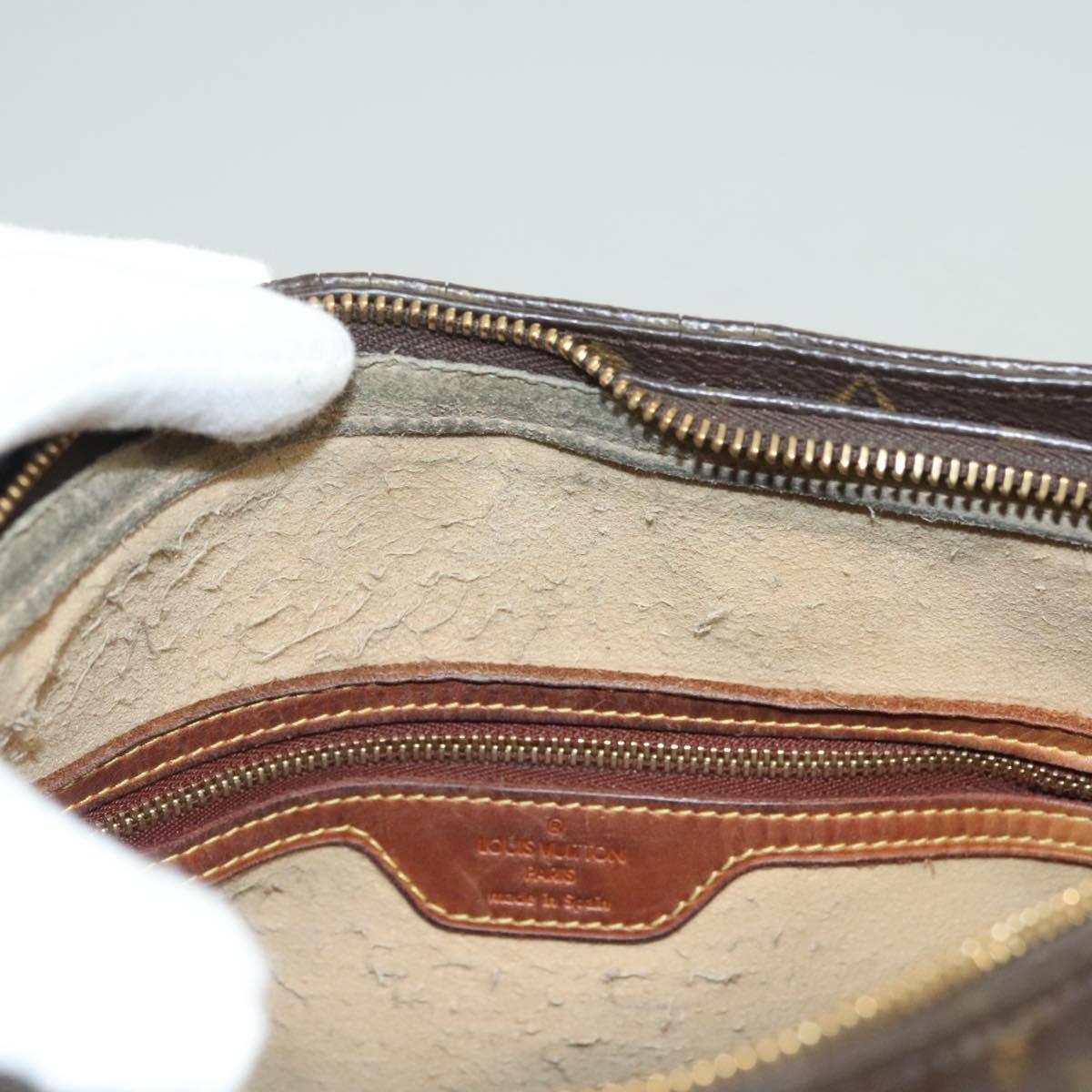 LOUIS VUITTON Monogram Looping GM Shoulder Bag M51145 LV Auth bs26482