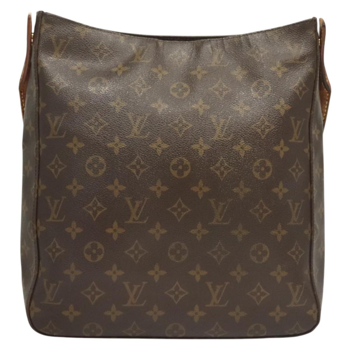 LOUIS VUITTON Monogram Looping GM Shoulder Bag M51145 LV Auth bs26482