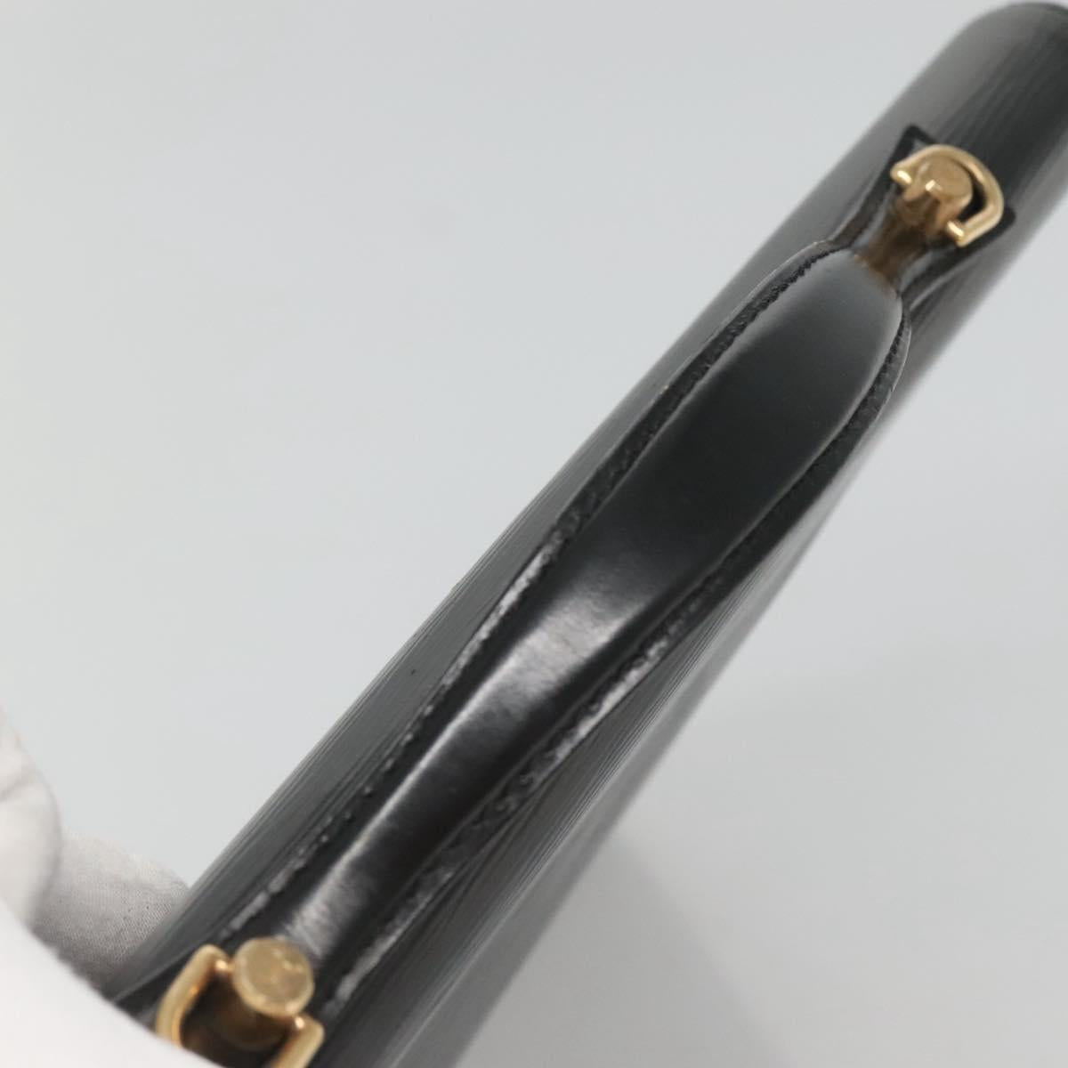 LOUIS VUITTON Epi Porte Documents Bandouliere Black M54462 LV Auth bs26493