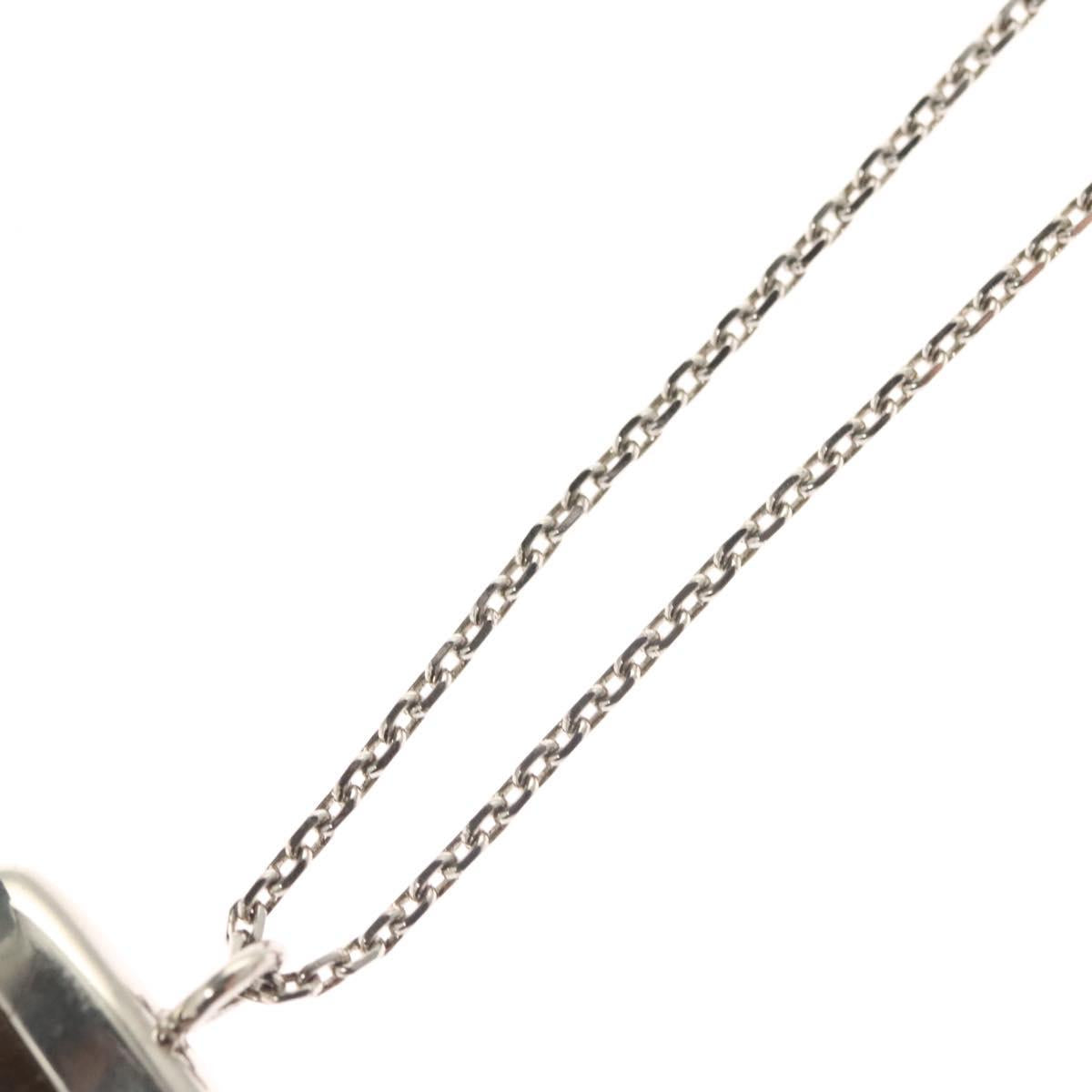 LOUIS VUITTON Pandantif Bois Necklace metal Brown M65372 LV Auth bs26495
