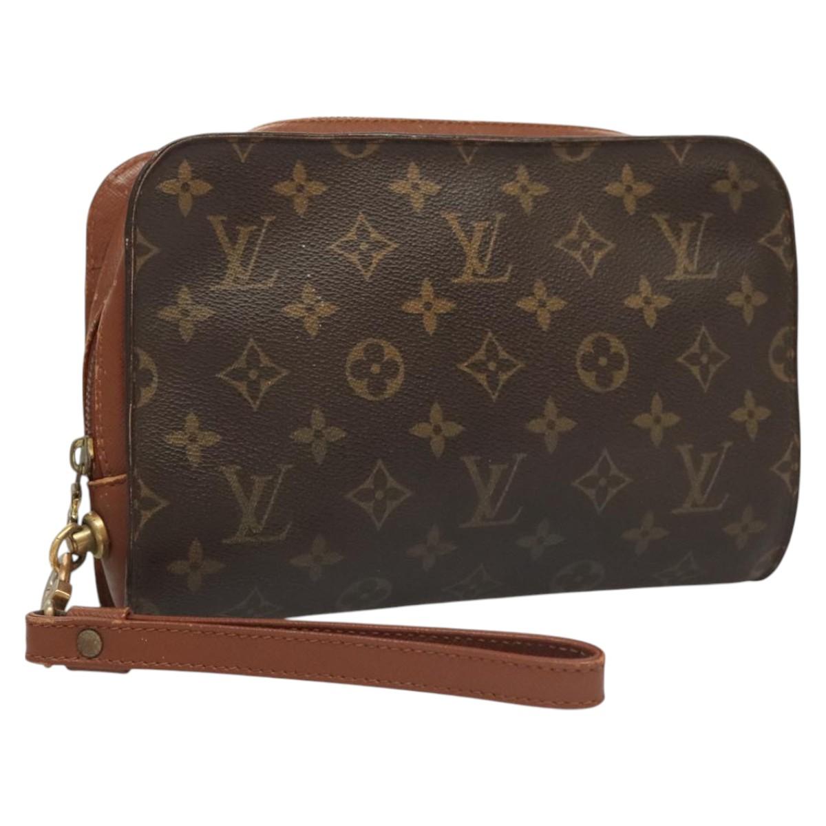 LOUIS VUITTON Monogram Orsay Clutch Bag M51790 LV Auth bs26503