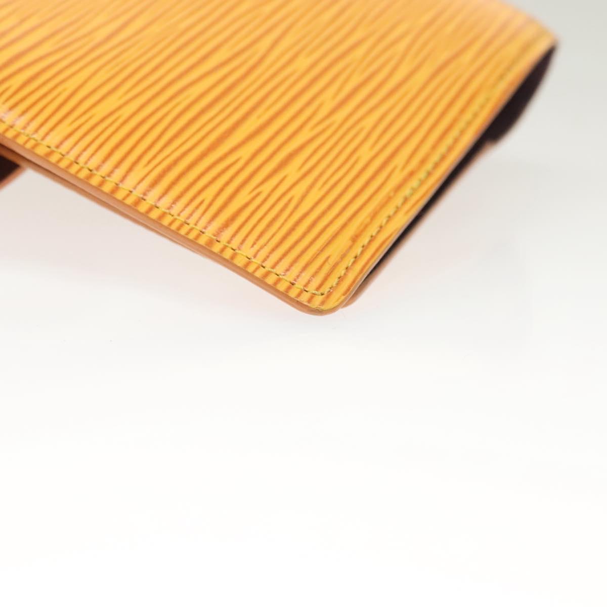 LOUIS VUITTON Epi Agenda PM Day Planner Cover Yellow R20059 LV Auth bs26514