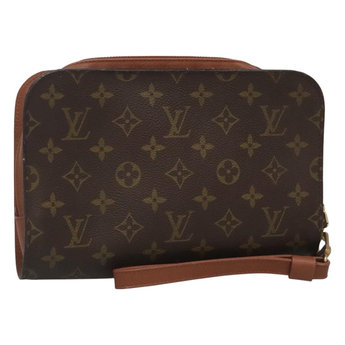 LOUIS VUITTON Monogram Orsay Clutch Bag M51790 LV Auth bs26520