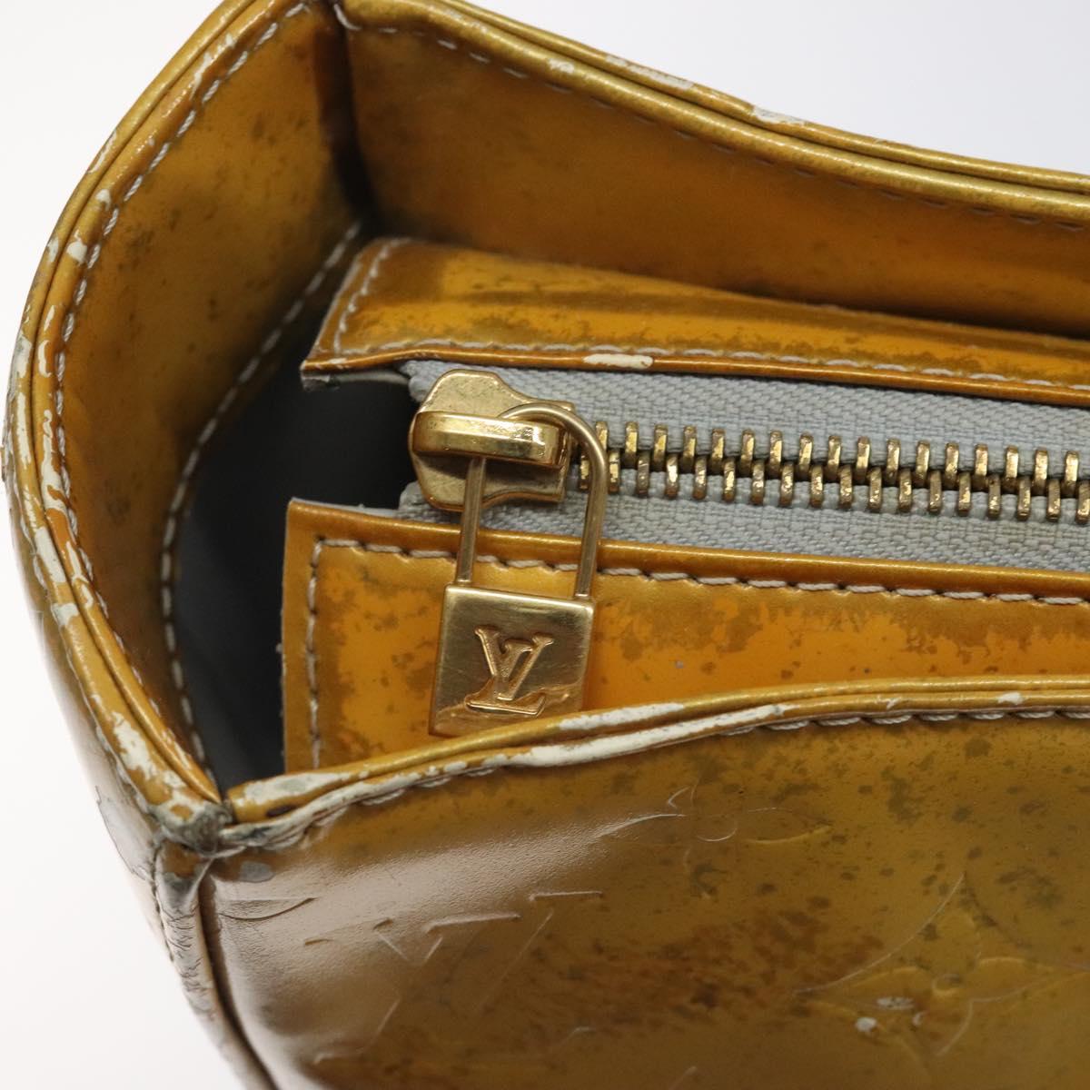 LOUIS VUITTON Monogram Vernis Columbus Tote Bag Gris M91028 LV Auth bs26524