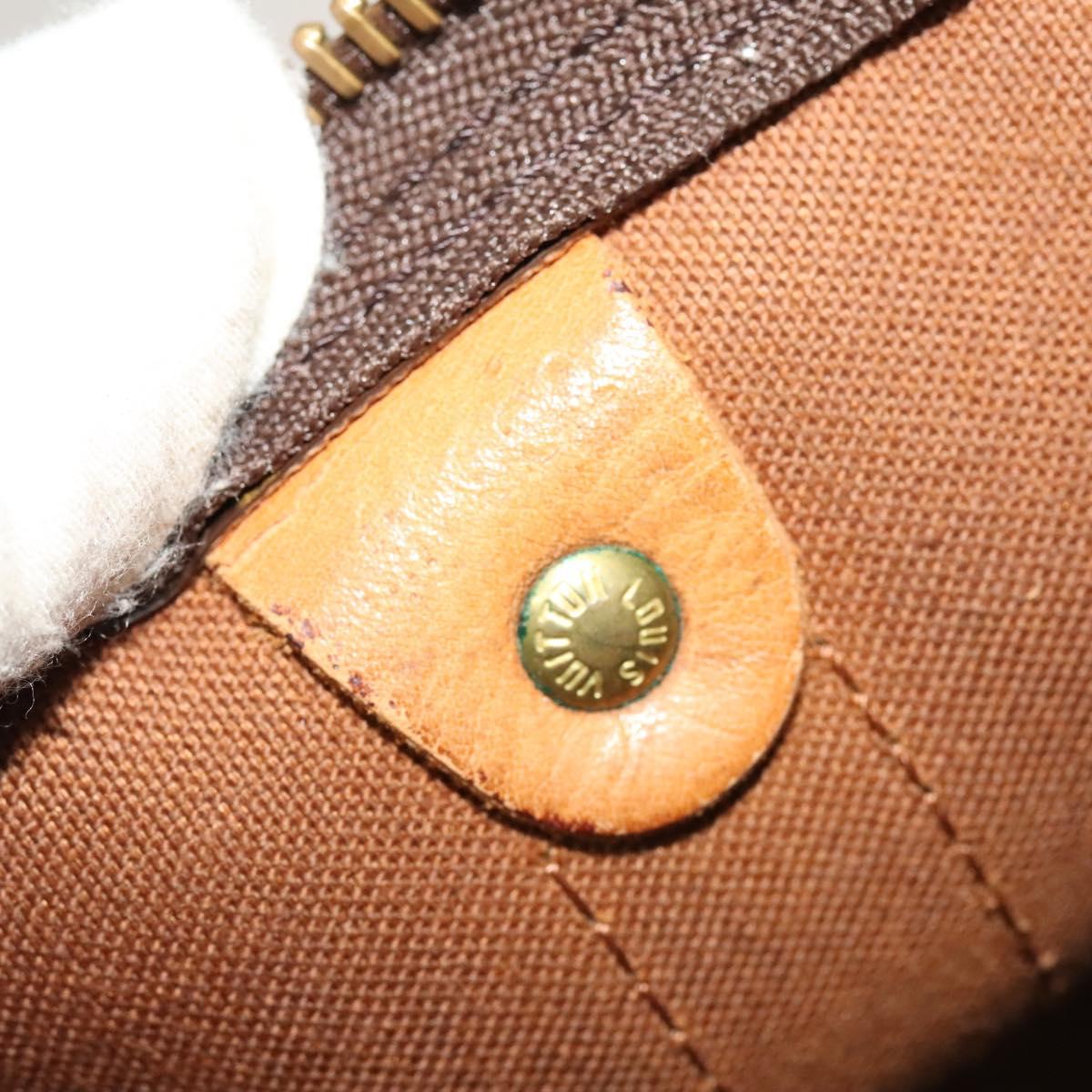 LOUIS VUITTON Monogram Keepall 50 Boston Bag M41426 LV Auth bs26525