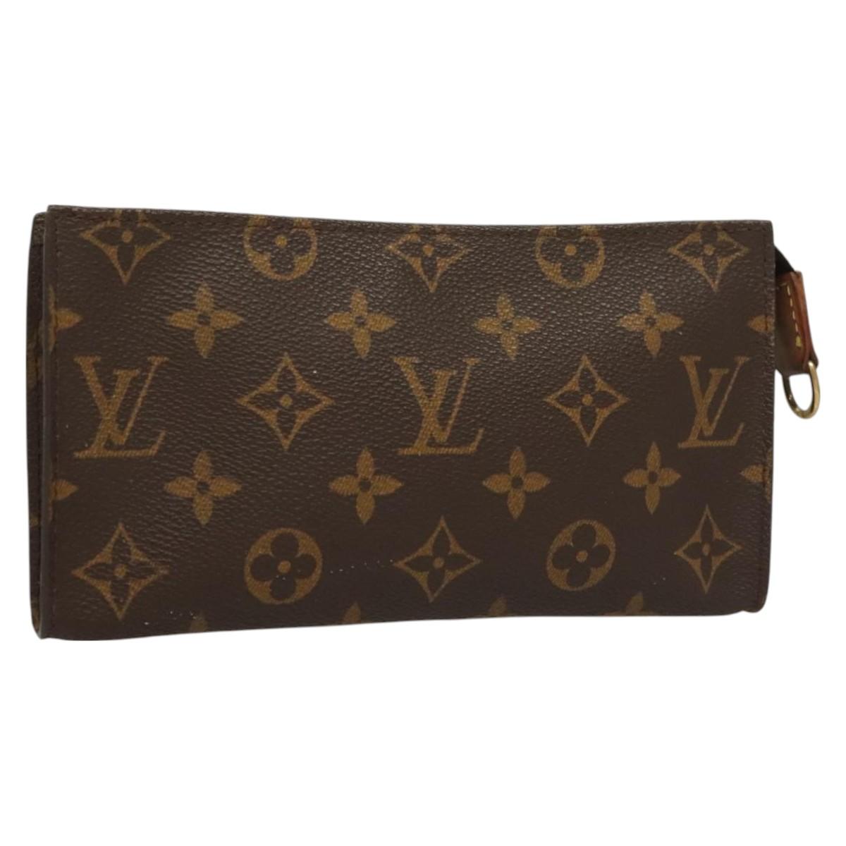 LOUIS VUITTON Monogram Bucket GM Accessory Pouch LV Auth bs26529