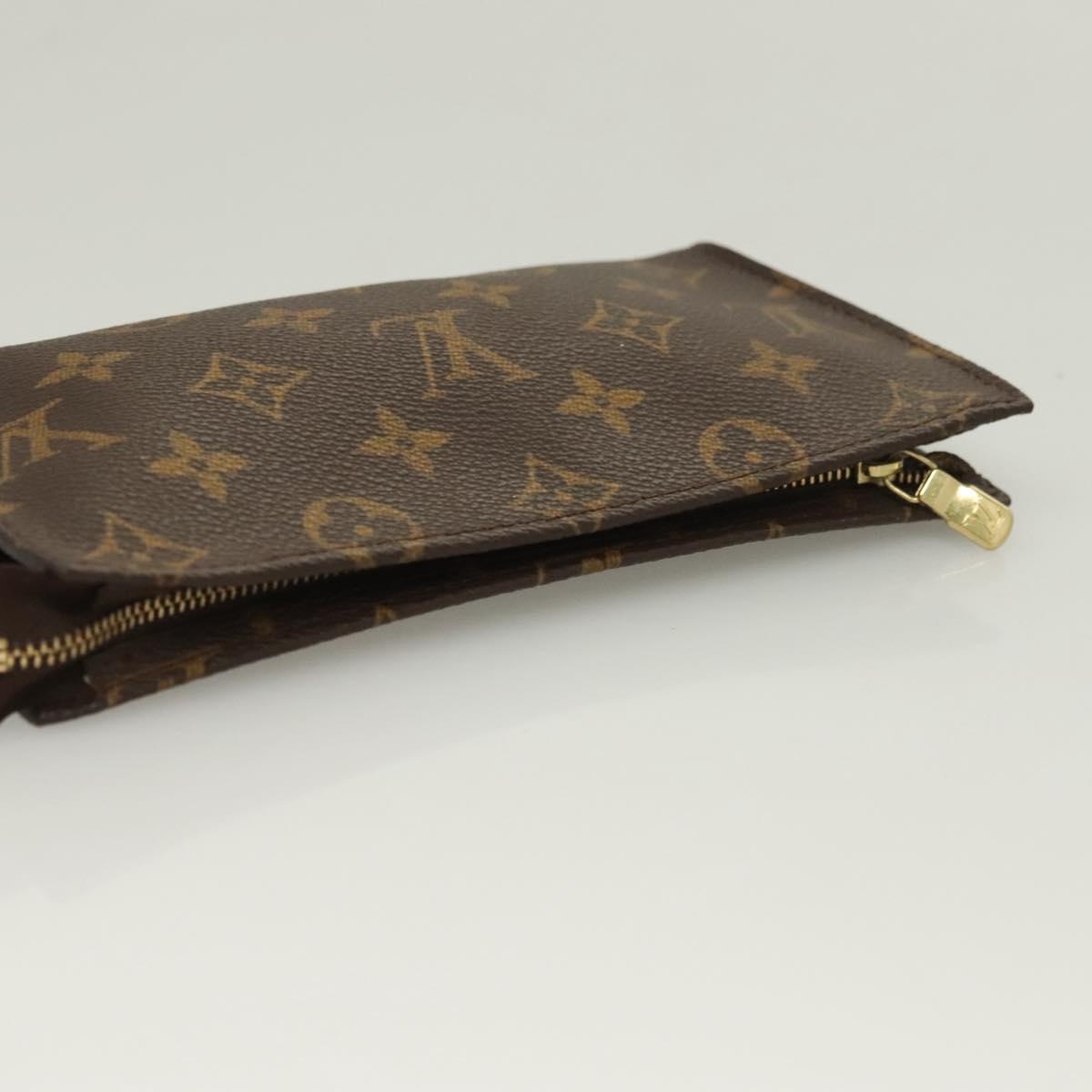 LOUIS VUITTON Monogram Bucket GM Accessory Pouch LV Auth bs26529