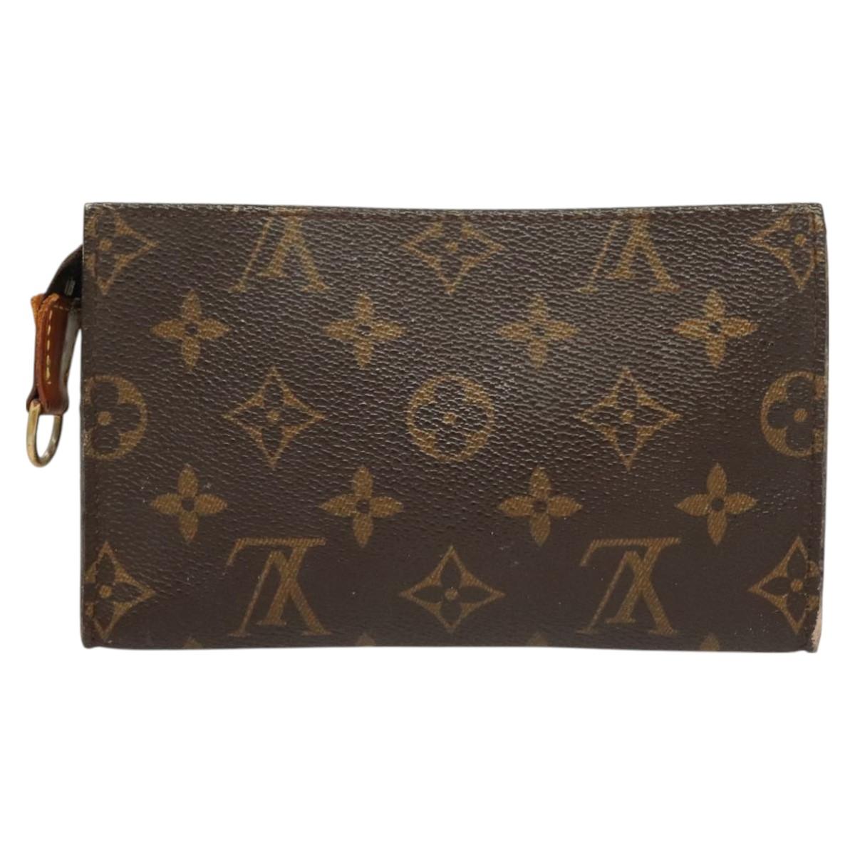 LOUIS VUITTON Monogram Bucket PM Accessory Pouch LV Auth bs26534