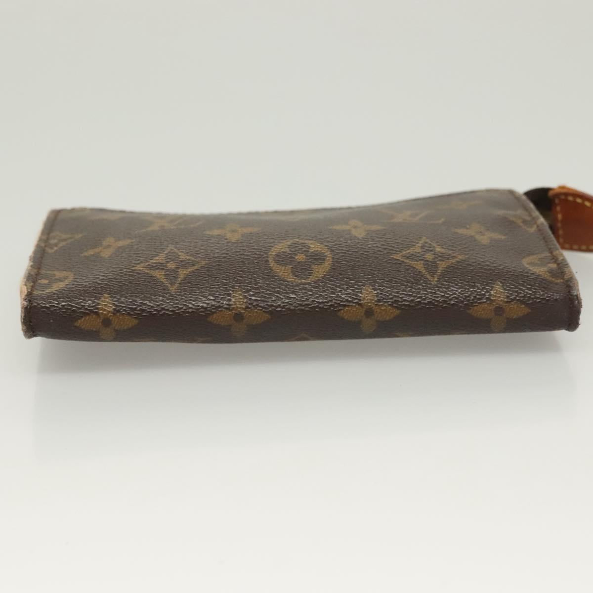 LOUIS VUITTON Monogram Bucket PM Accessory Pouch LV Auth bs26534
