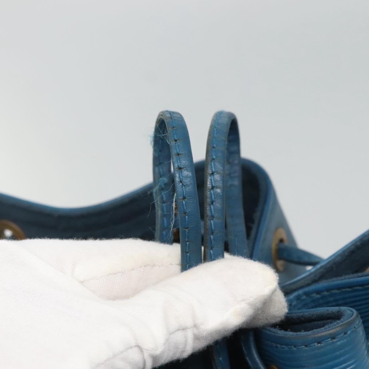 LOUIS VUITTON Epi Noe Shoulder Bag Toledo Blue M44005 LV Auth bs26539