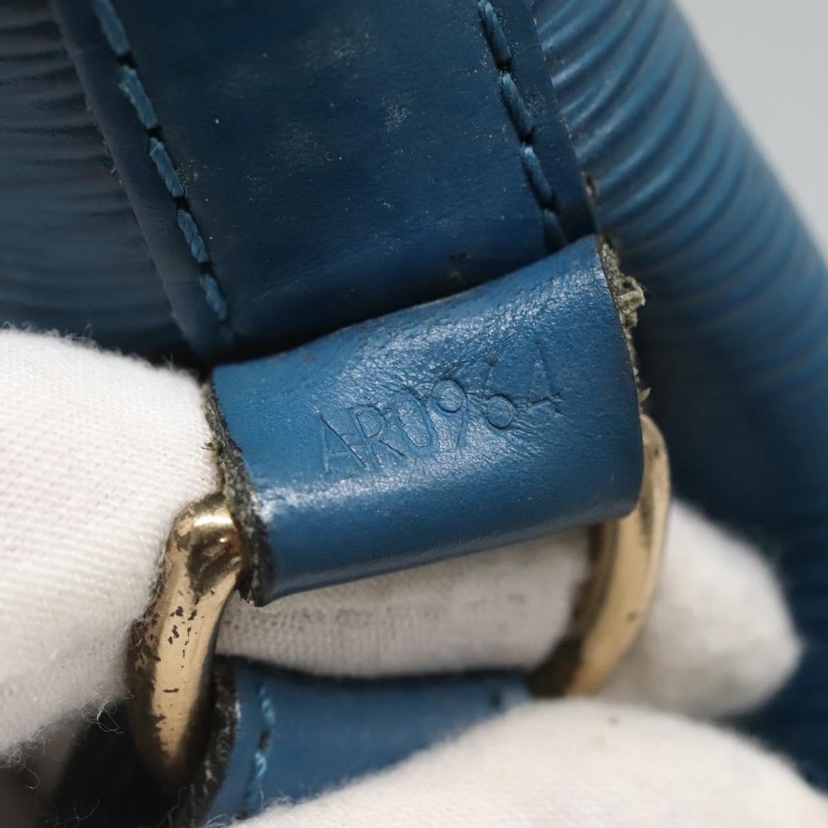 LOUIS VUITTON Epi Noe Shoulder Bag Toledo Blue M44005 LV Auth bs26539