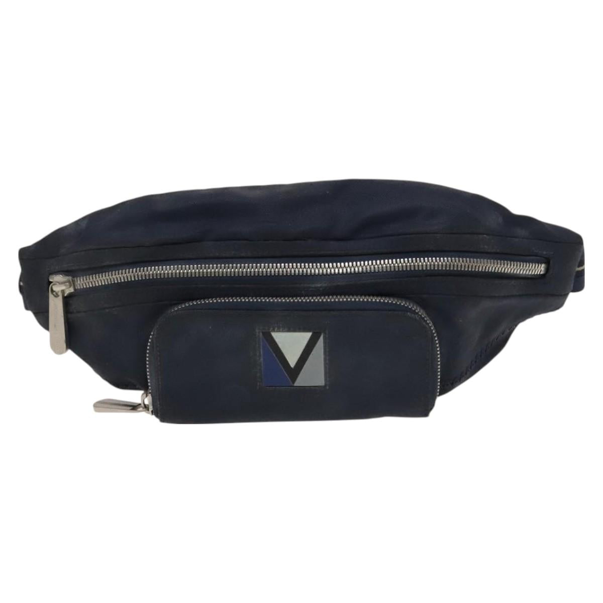 LOUIS VUITTON LV Cup Mizenu Waist Bag Navy M80706 LV Auth bs26542