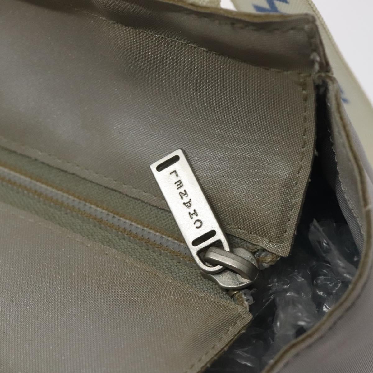 CHANEL Tote Bag PVC Canvas Greige Silver CC Auth bs26664