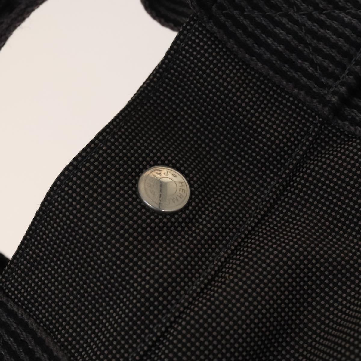 HERMES Her Line A Dos MM Backpack Canvas Gray Silver Auth bs26679