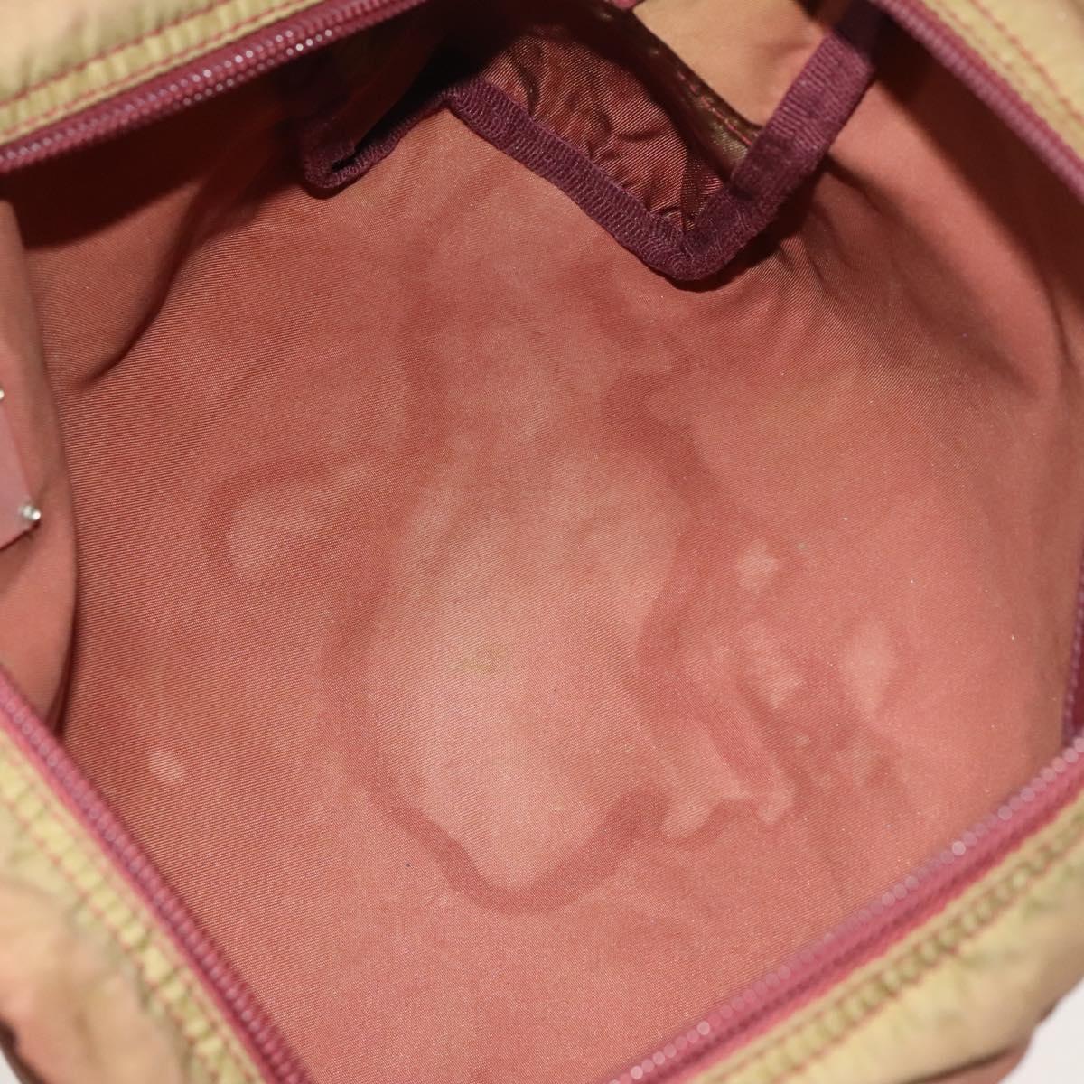 PRADA Pouch Nylon 2Set Wine Red Navy Auth bs26739