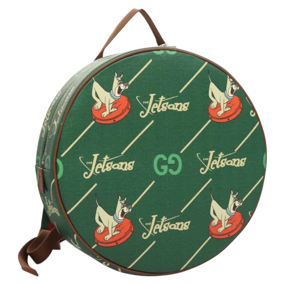 GUCCI The Jetsons Web Sherry Line Children Backpack PVC 752358 Auth bs26793