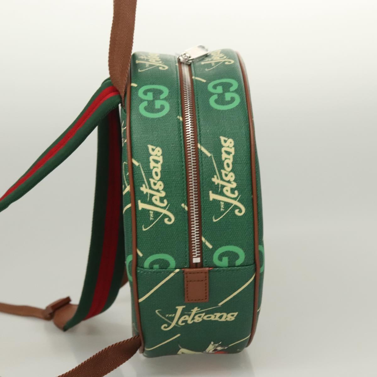 GUCCI The Jetsons Web Sherry Line Children Backpack PVC 752358 Auth bs26793