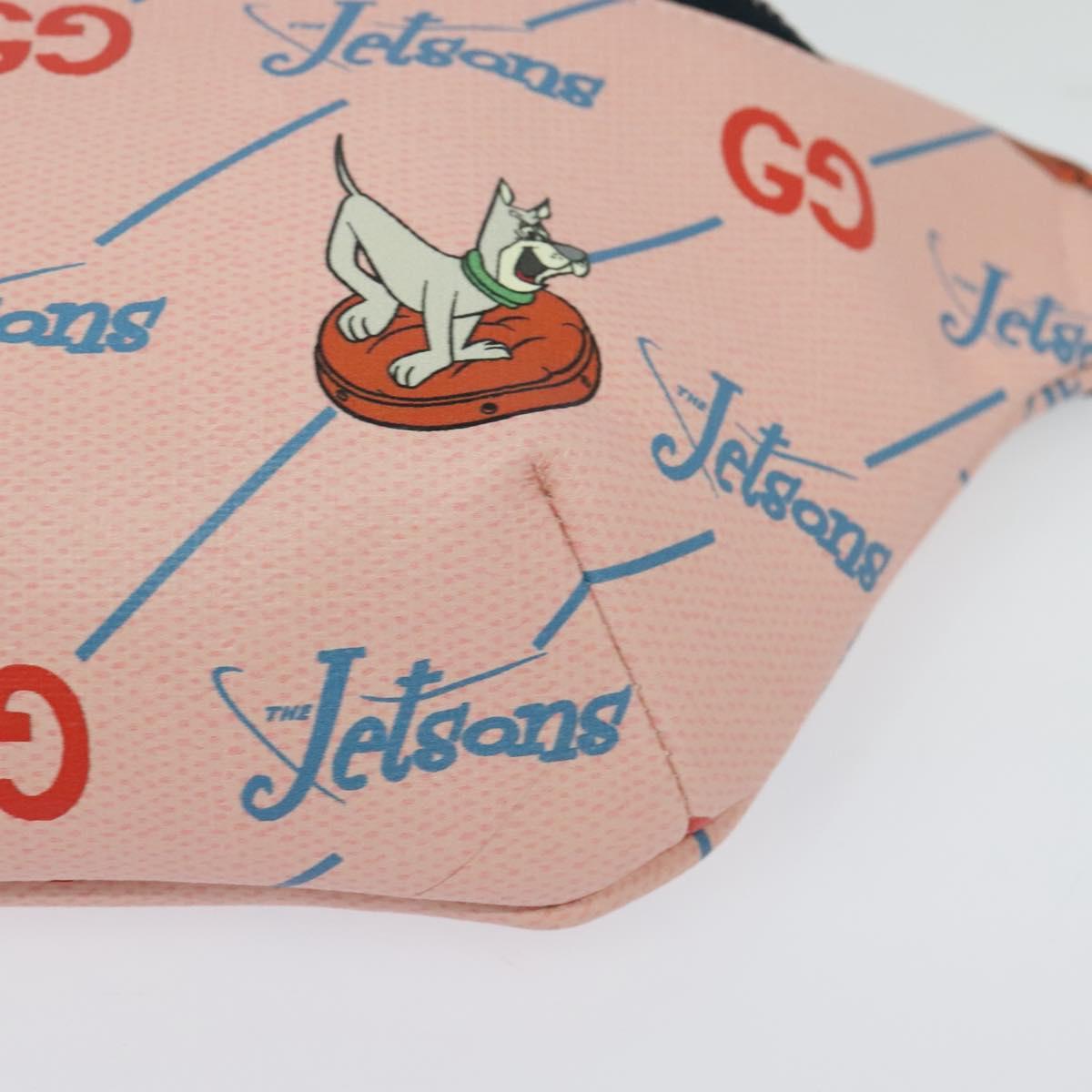 GUCCI THE Jetsons Children's Body Bag PVC Pink 502095 Auth bs26794