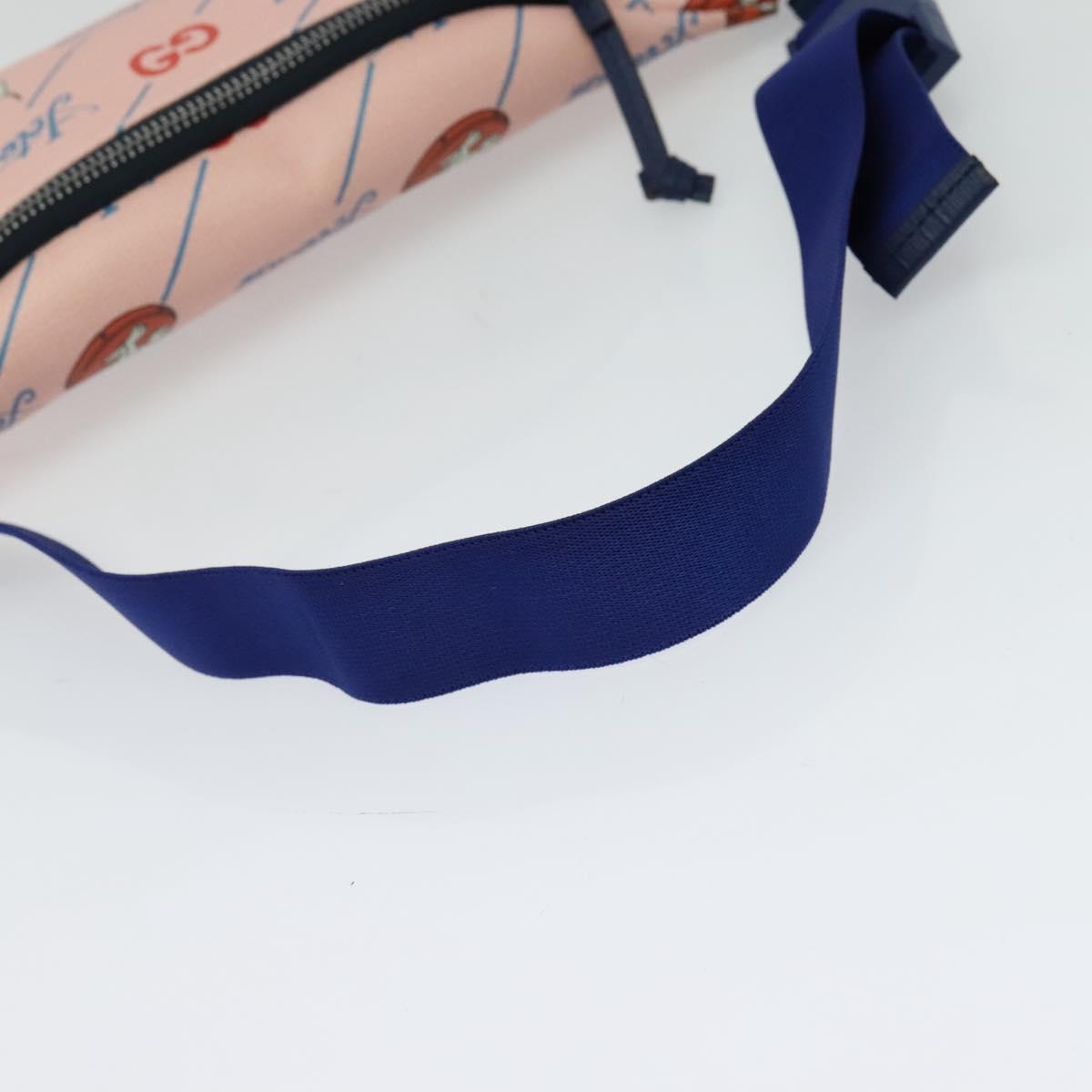 GUCCI THE Jetsons Children's Body Bag PVC Pink 502095 Auth bs26794