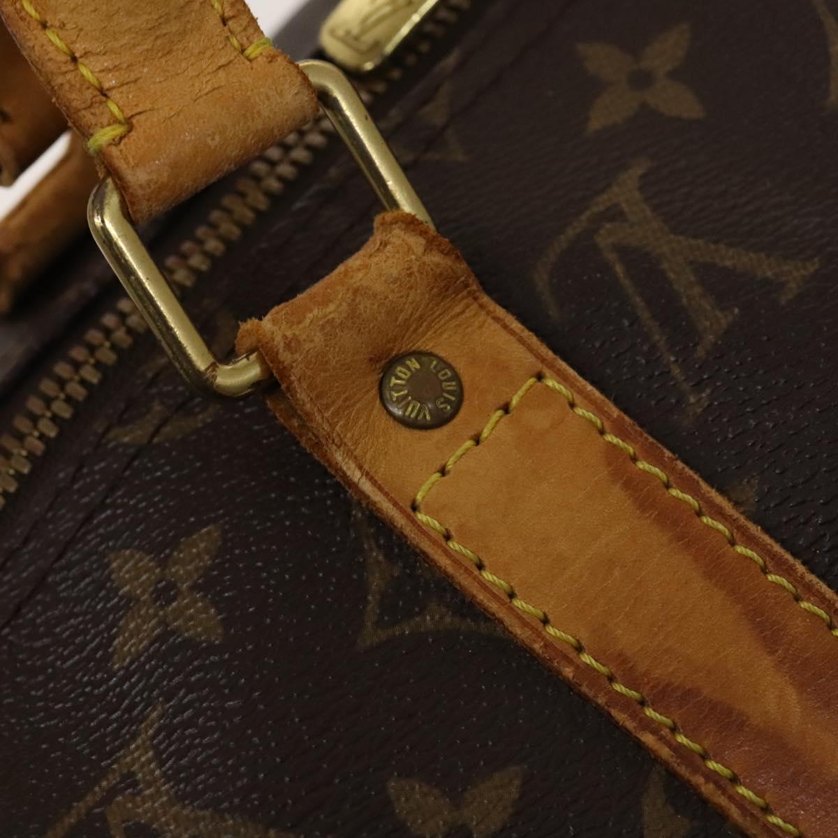 LOUIS VUITTON Monogram Keepall Bandouliere 50 Boston Bag M41416 LV Auth bs26812