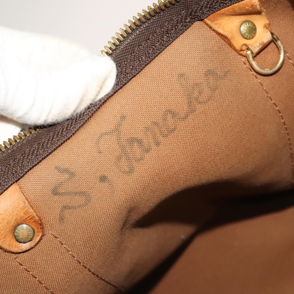 LOUIS VUITTON Monogram Keepall Bandouliere 50 Boston Bag M41416 LV Auth bs26812