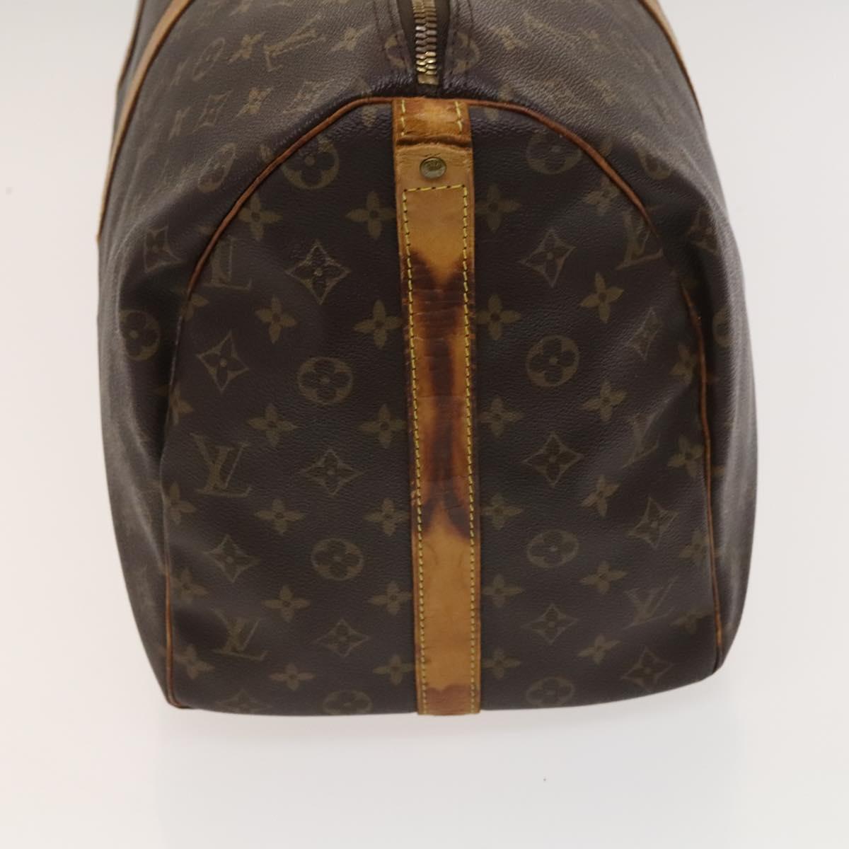 LOUIS VUITTON Monogram Keepall Bandouliere 50 Boston Bag M41416 LV Auth bs26812
