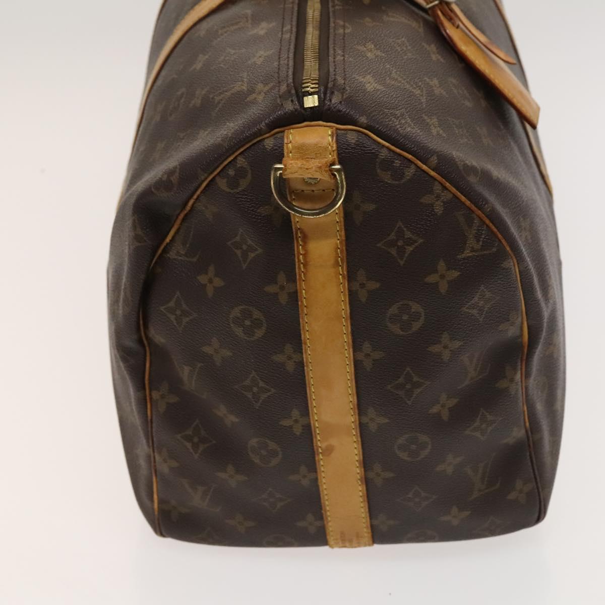 LOUIS VUITTON Monogram Keepall Bandouliere 50 Boston Bag M41416 LV Auth bs26812