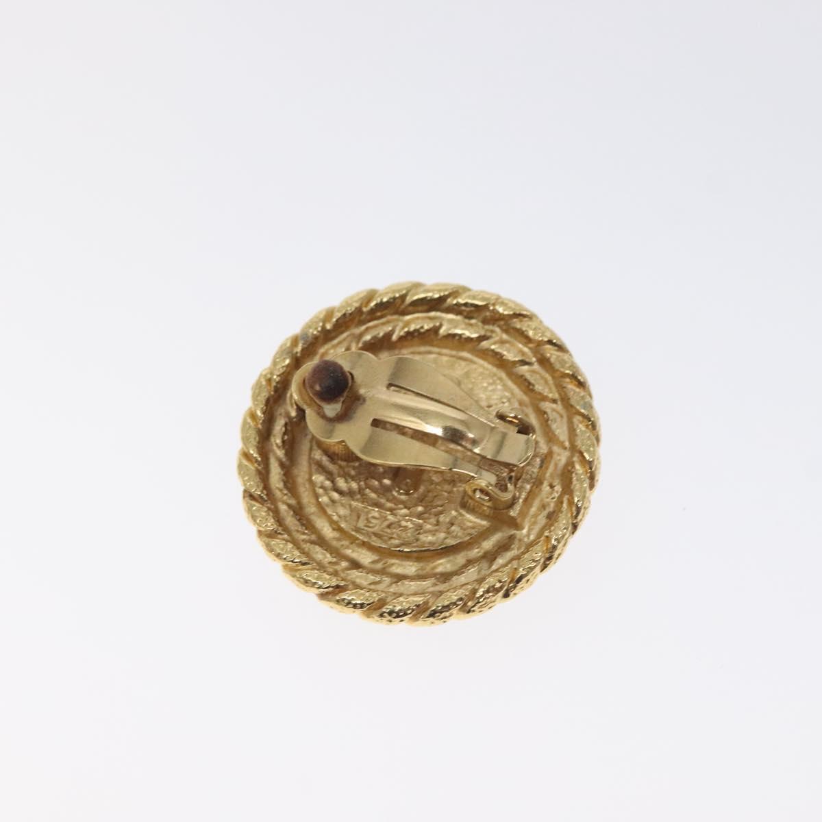 BALENCIAGA Earring Metal Gold Auth bs26822