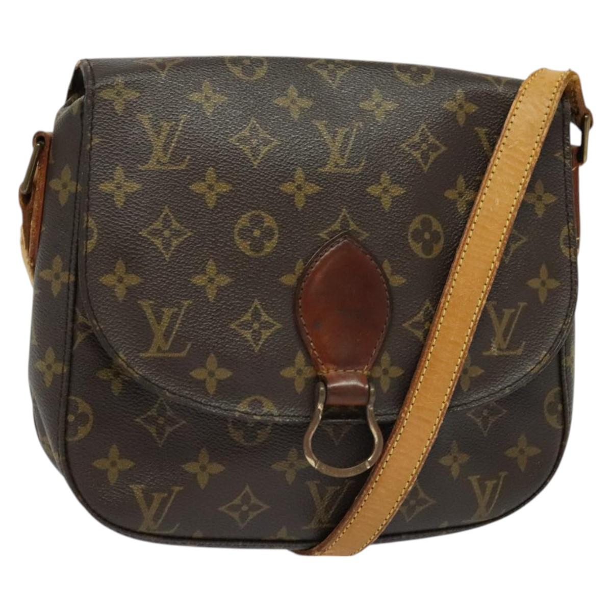 LOUIS VUITTON Monogram Saint Cloud GM Shoulder Bag M51242 LV Auth bs26826