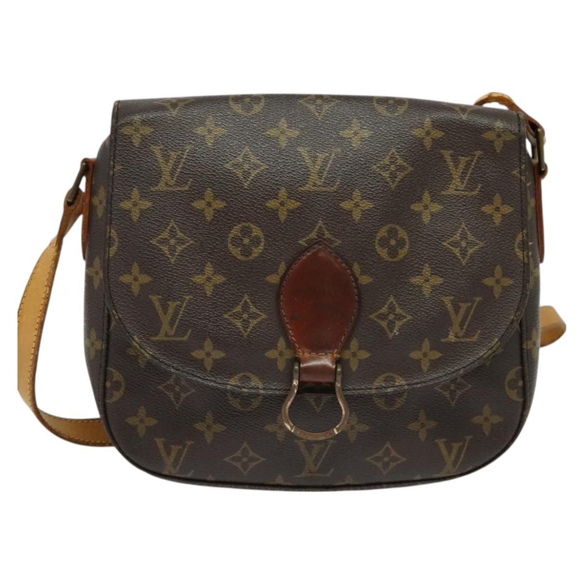 LOUIS VUITTON Monogram Saint Cloud GM Shoulder Bag M51242 LV Auth bs26826