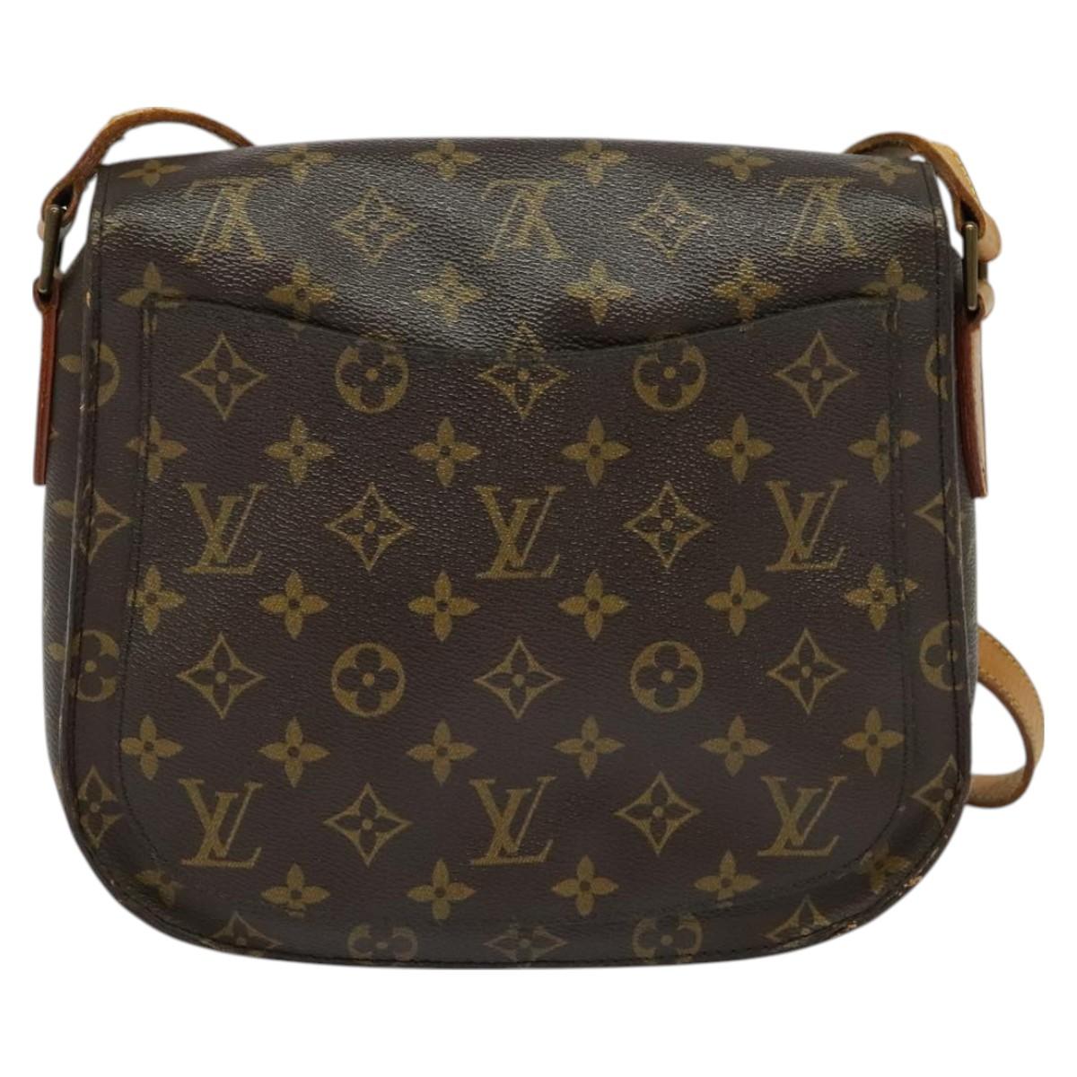 LOUIS VUITTON Monogram Saint Cloud GM Shoulder Bag M51242 LV Auth bs26826