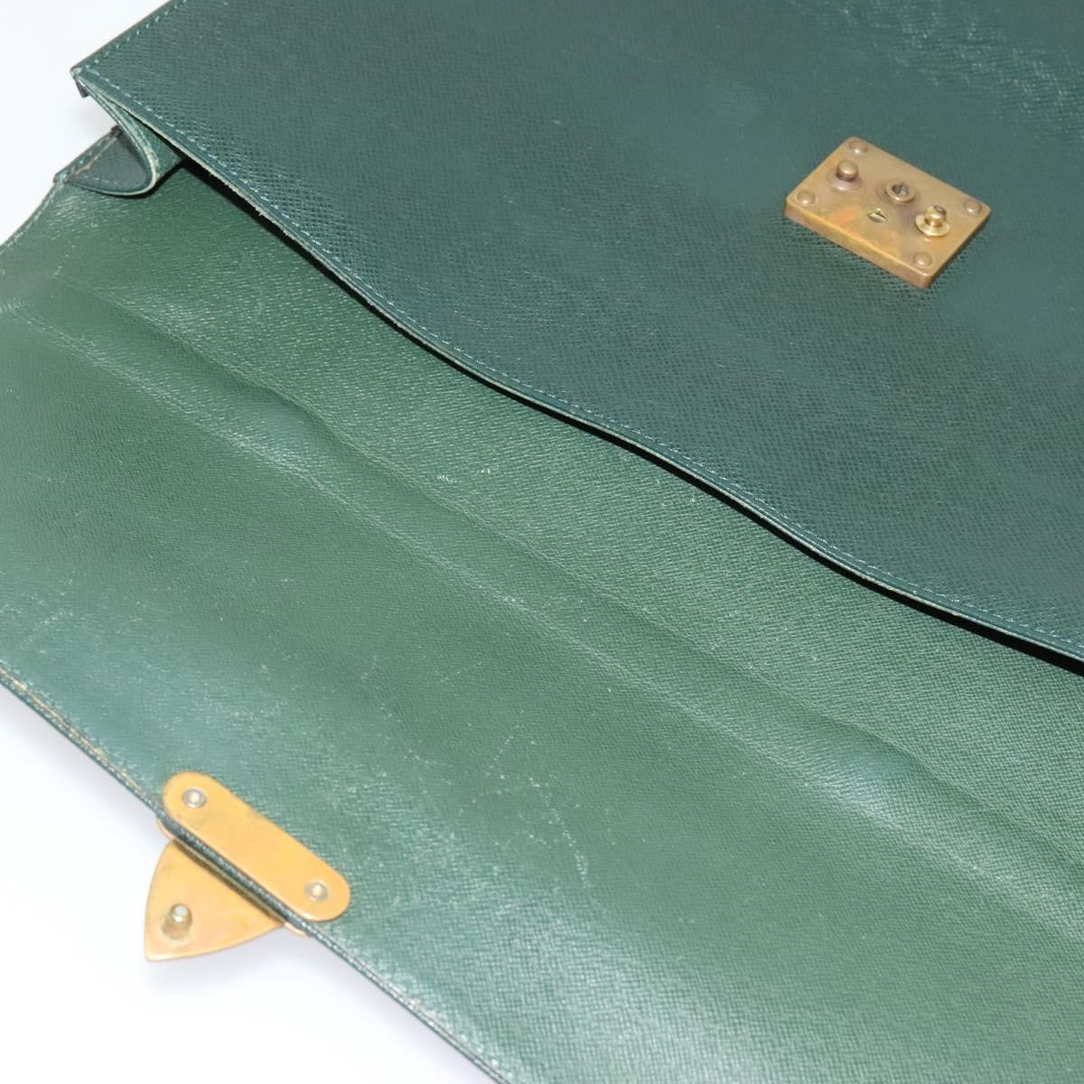 LOUIS VUITTON Taiga Serviette Kourad Business Bag Epicea M30074 LV Auth bs26833